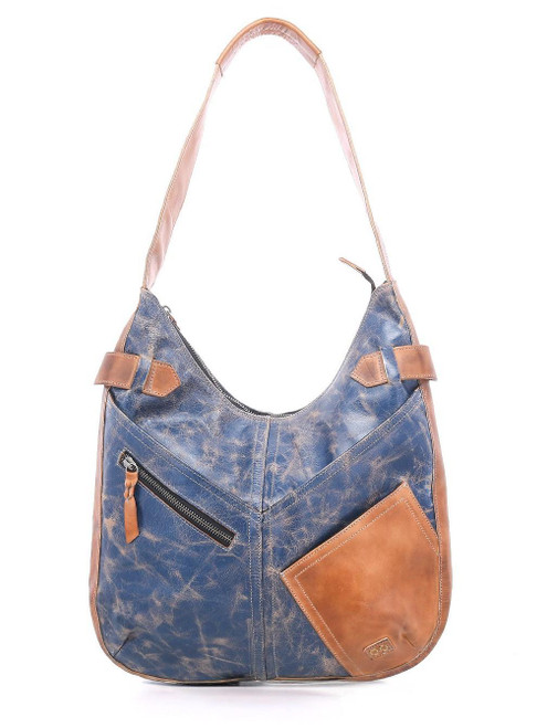 Blazer Lux Rustic Leather Hobo Bag