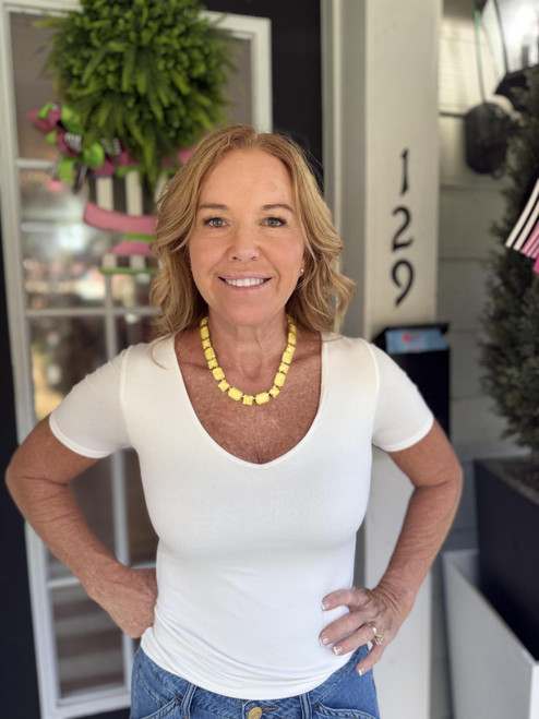 Double Take V-Neck Top