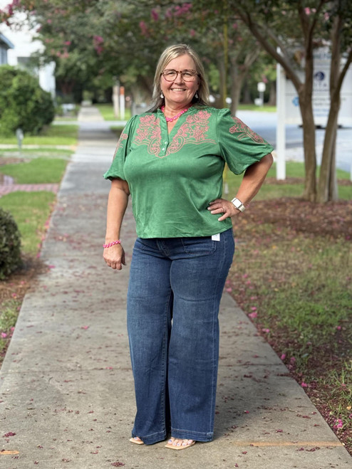Lucky Charm Velvet Top