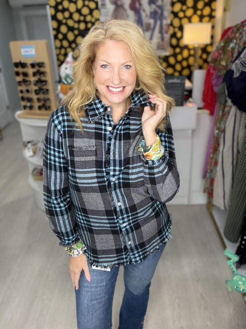 Plaid About You Button Down