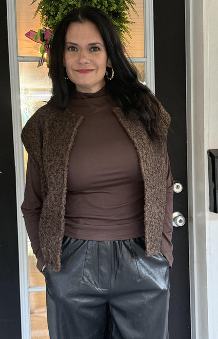 Cocoa Cozy Vest