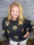 Red Zone Sequin Football Sweatshirt