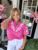 Pink Palms Embroidered Blouse