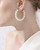 Lizzie Pearl hoop earrings