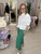 Emerald Ease Wide-Leg Pant