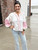 Pink Magnolia Puff Blouse,