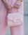 Blush Magnolia Croc Handbag