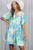 Coastal Breeze Floral Babydoll Dress