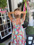 Tropical Bloom Tiered Maxi Dress