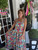 Tropical Bloom Tiered Maxi Dress