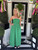 emerald Elegance Midi Dress