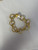Golden Link Statement Bracelet