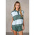 Sage Stripe Sleeveless Lounge Set