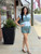 Sage Stripe Sleeveless Lounge Set