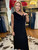 Midnight Elegance One-Shoulder Maxi Dress