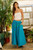 Santorini Stripe Gaucho Pant
