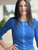Santorini Contrast Trim Ribbed Top.