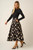 Midnight Dot Cotton Midi Skirt
