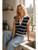 Ramy Striped V Neck Sweater