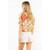 Coral Garden Cinched Waist Blouse