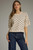 Harper Dot Knit Sweater Top