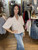 Collins Tie-Neck Stripe Top