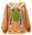 Web of Sparkle Jeweled Spider Sweatshirt