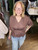 Mocha Moment Satin Blouse