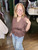 Mocha Moment Satin Blouse