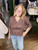 Mocha Moment Satin Blouse