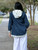 Denim After Dark Layered Blazer