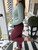Merlot Moment Wide Leg Jean