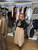 City Contrast Midi Dress