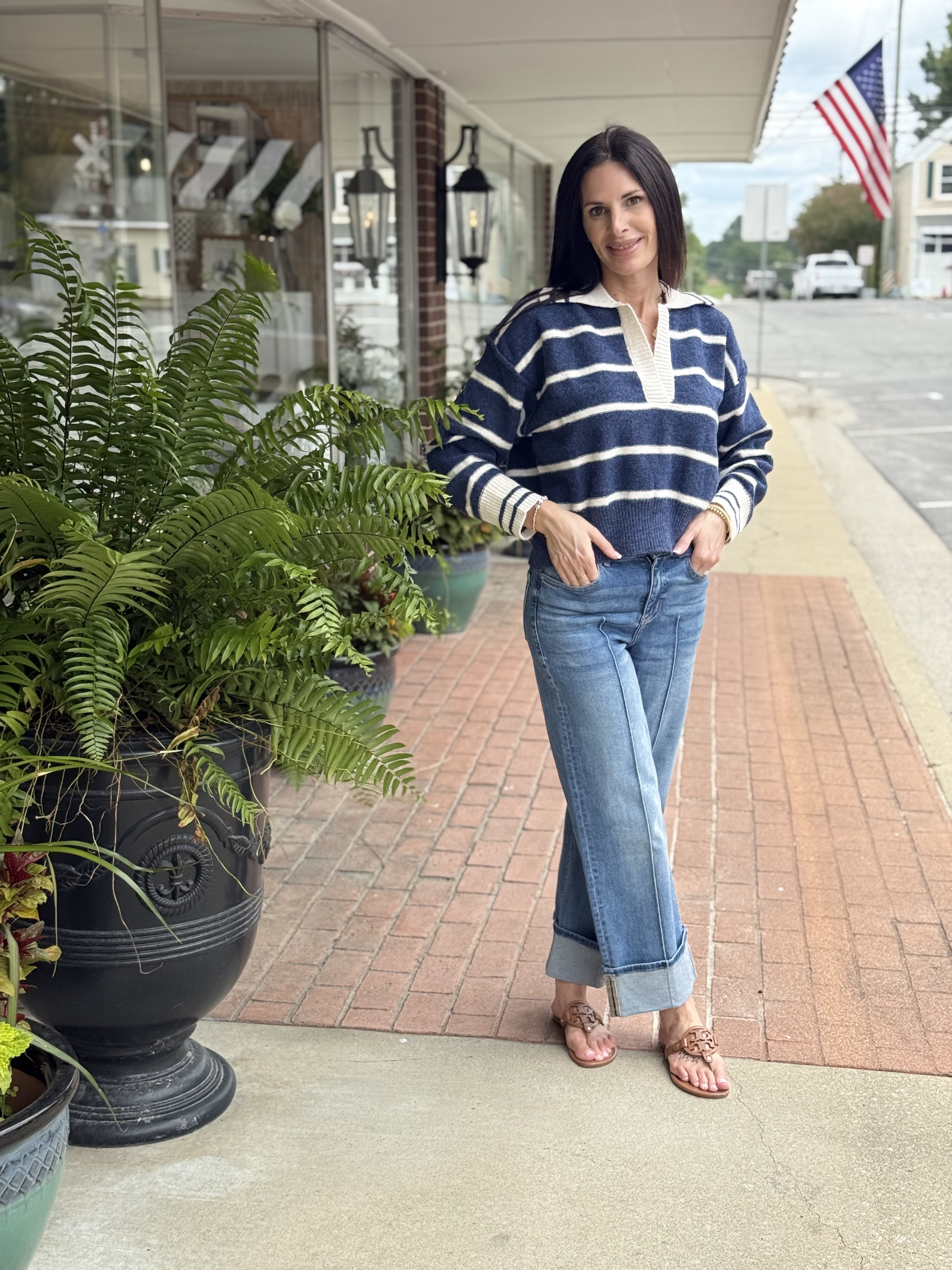 kut white denim pants