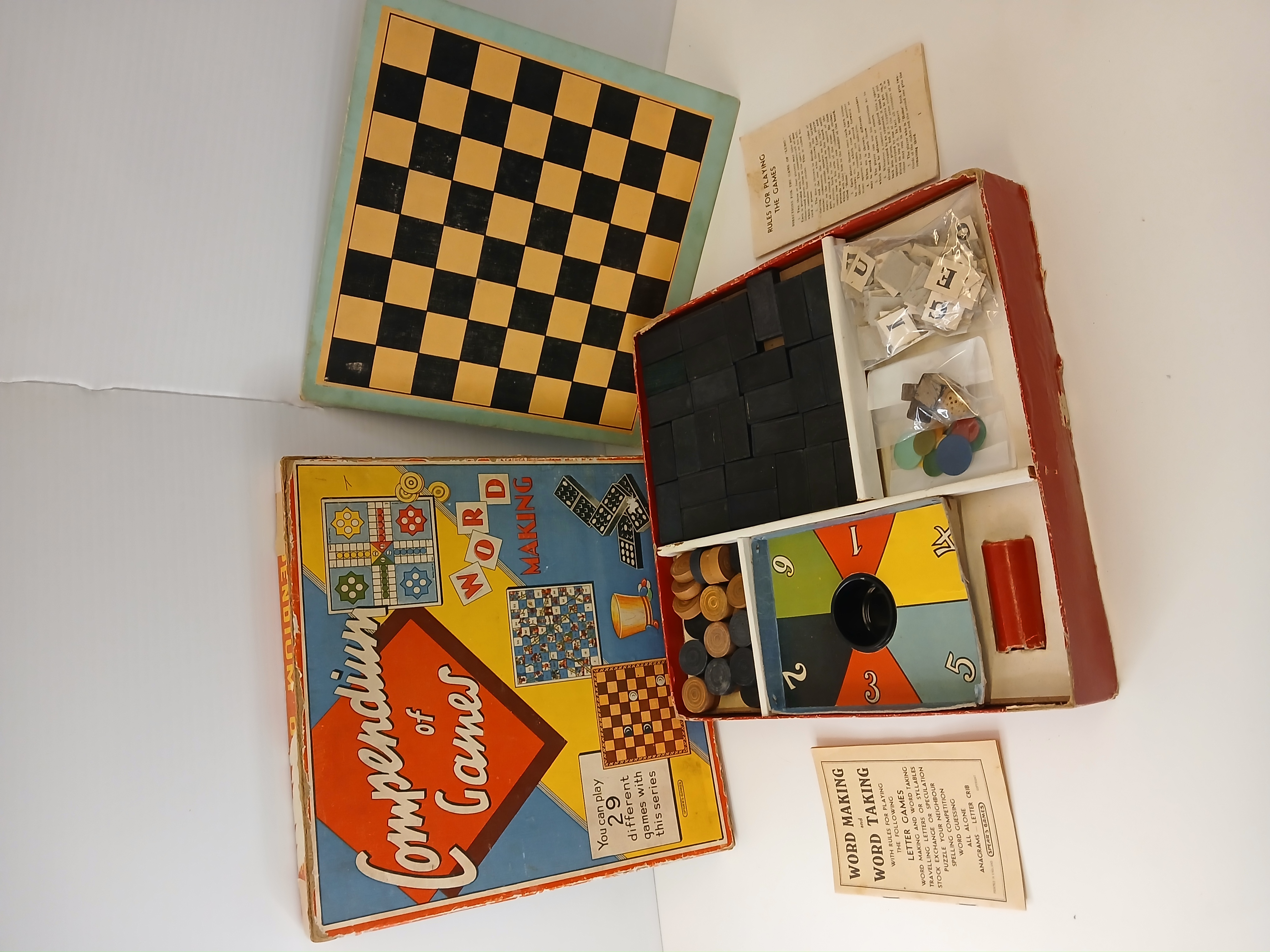 Vintage Compendium of Games with Rulebook #66439
