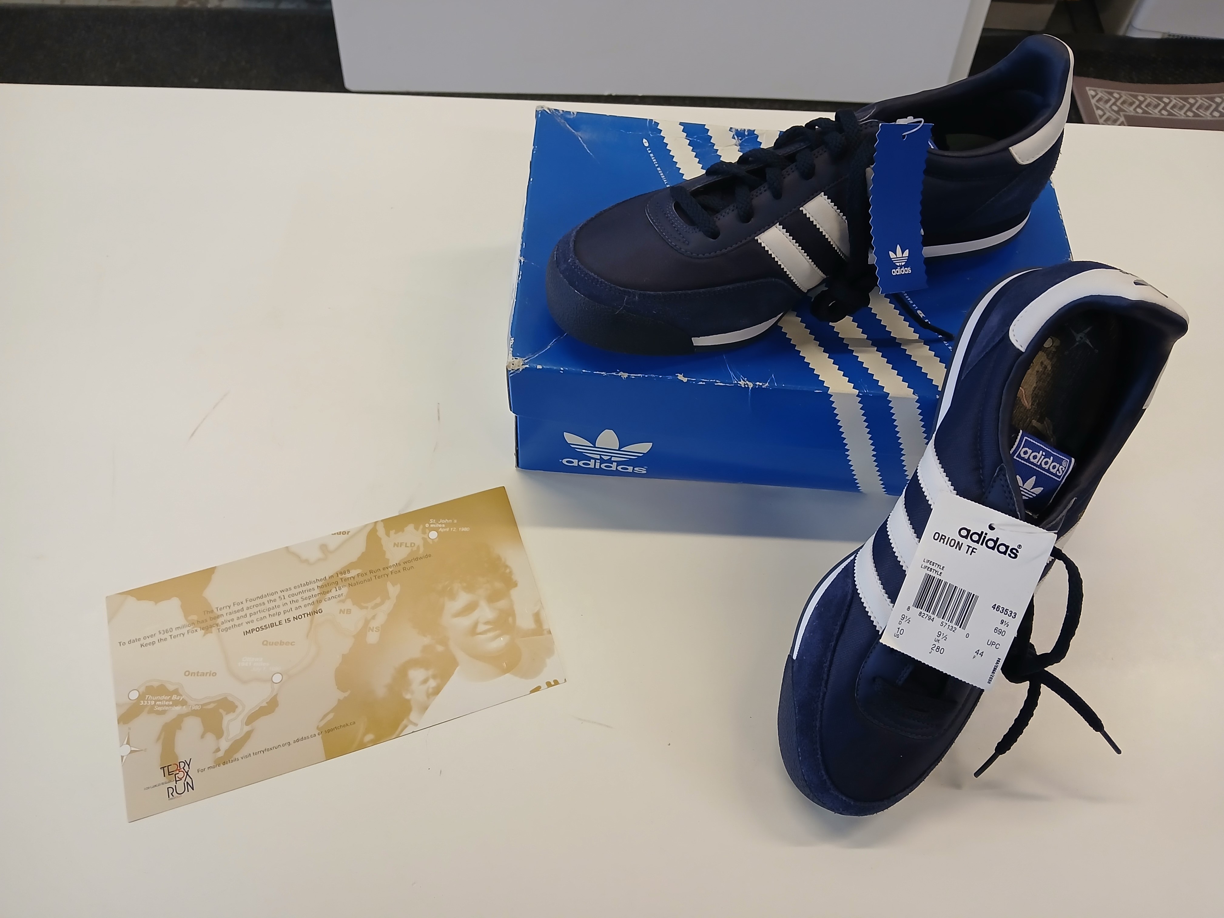 Adidas Orion TF Terry Fox 25th Anniversary Shoes Size men's 10
