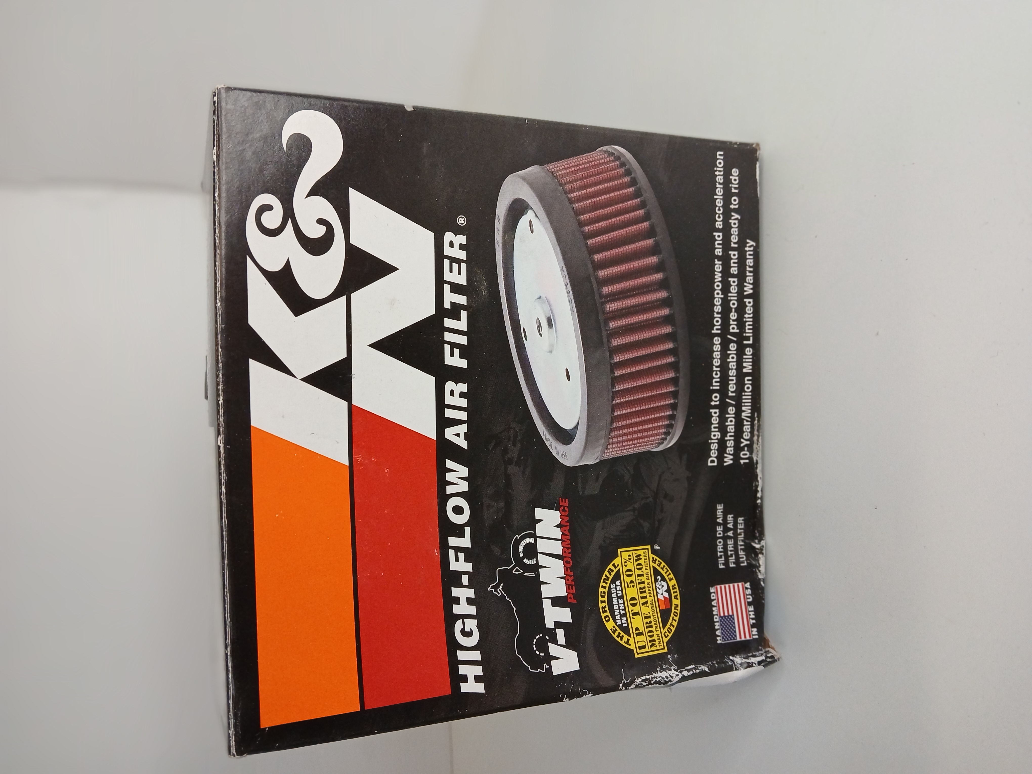 Screamin' Eagle High-Flo K&N Replacement Air Filter Element HD-0800