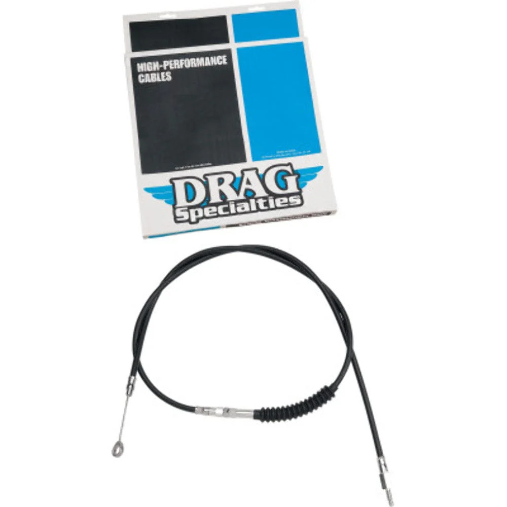Drag Specialties High-Efficiency 57 1/4" Black Vinyl Clutch Cable 38702-05 