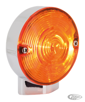 Genuine Harley-Davidson Chrome Pancake Flat Turn Signal 68766-94