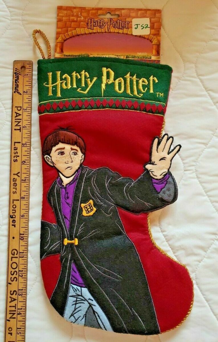 Ron Weasley 3D Christmas Stocking Harry Potter 2001 Warner Bros Enesco 899372