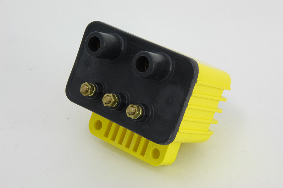 Accel Yellow Single Fire Super Coil for Harley Softail Dyna Sportster Touring Bagger Shovelhead