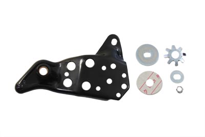 Rocker Clutch Bracket Black for Harley Shovelhead