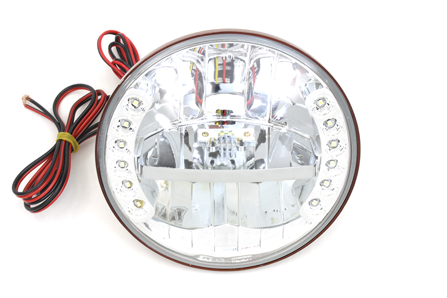 7 LED Headlamp Assembly for Harley Softail Touring Bagger