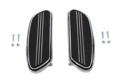 Driver Chrome Footboard Set for Harley Softail Touring Bagger