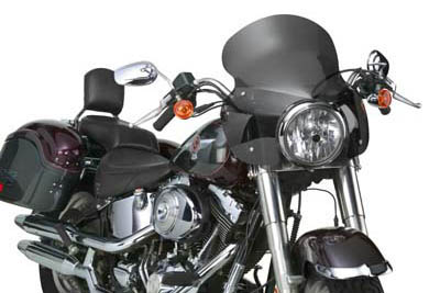 Wave Q R Windshield with Dark Tint for Harley Softail