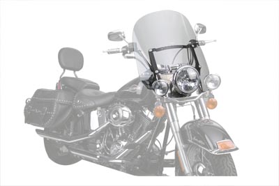 Spartan Quick Release Windshield Clear for Harley Softail