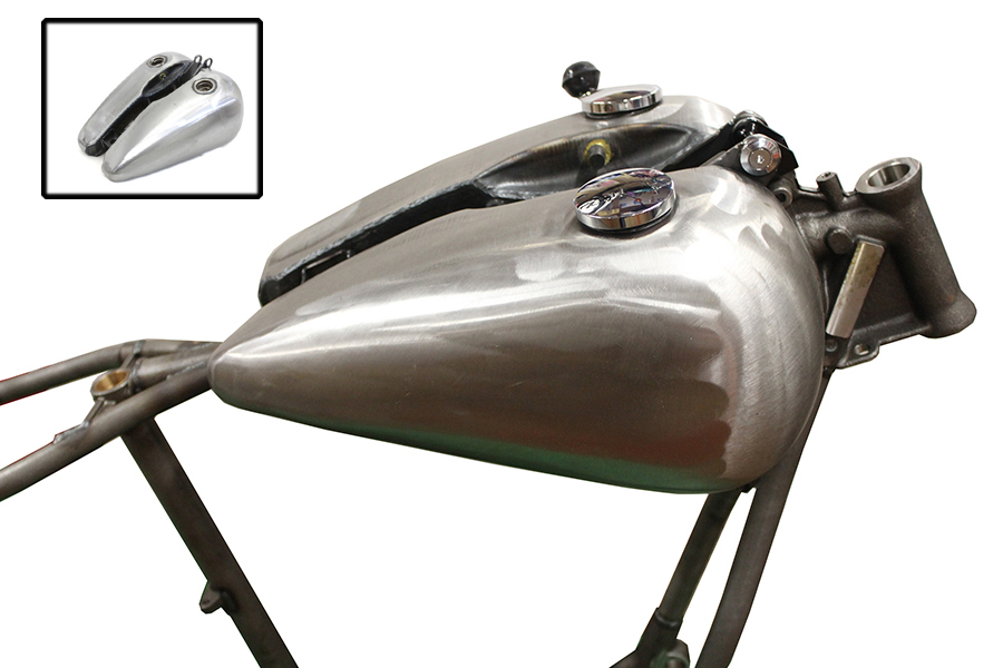 Bobbed 3.5 Gallon Gas Tank Set for Harley Softail