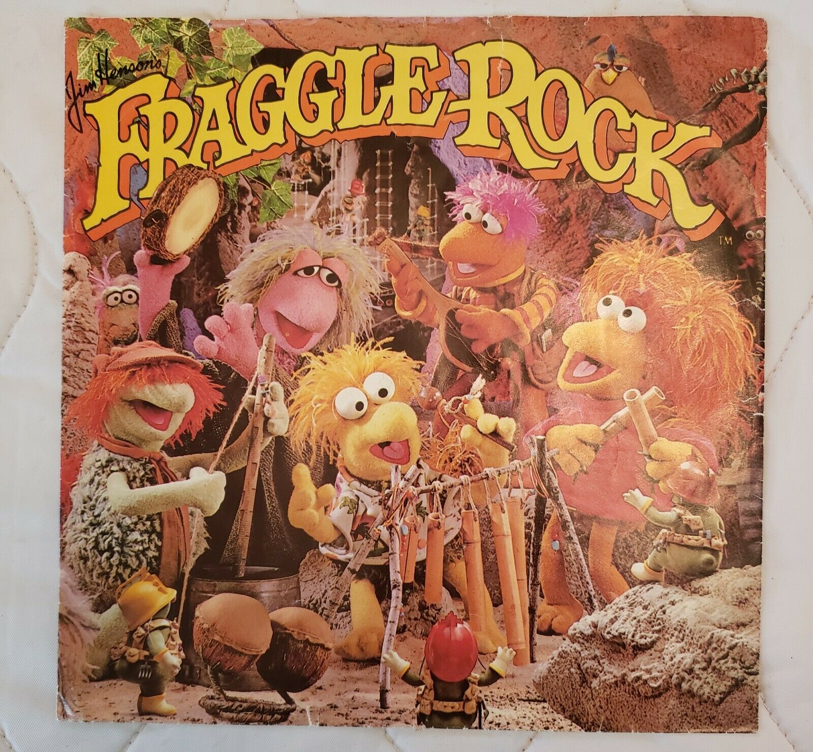 Jim Henson's Fraggle Rock Muppet Music 33 1/3rpm 7" Record