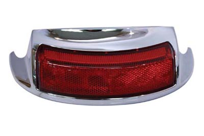 Rear Fender Tip with LED Lamp for Harley Touring Bagger