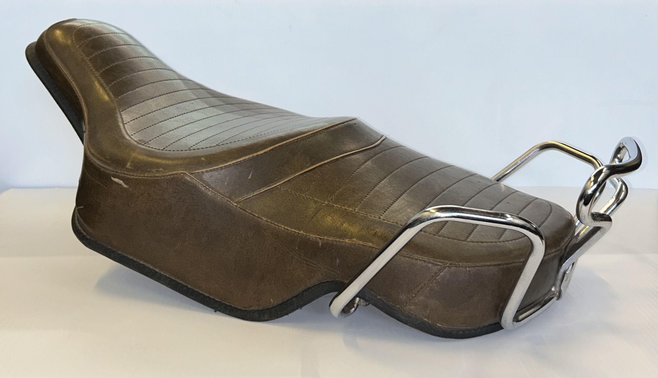Harley Davidson FLH Panhead Shovelhead Brown Comfort Seat